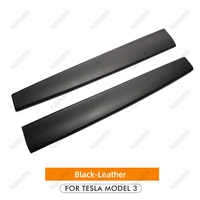 2 piecesset abs center console dashboard panel cover trim for tesla model 3 2017 2018 2019 car goods car accessories interior