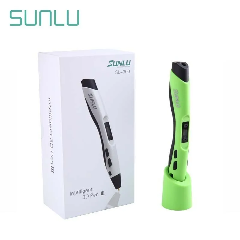 SL 300 детские 3D ручки зеленый цвет SUNLU печать для школы Исследуйте интеллект гаджет
