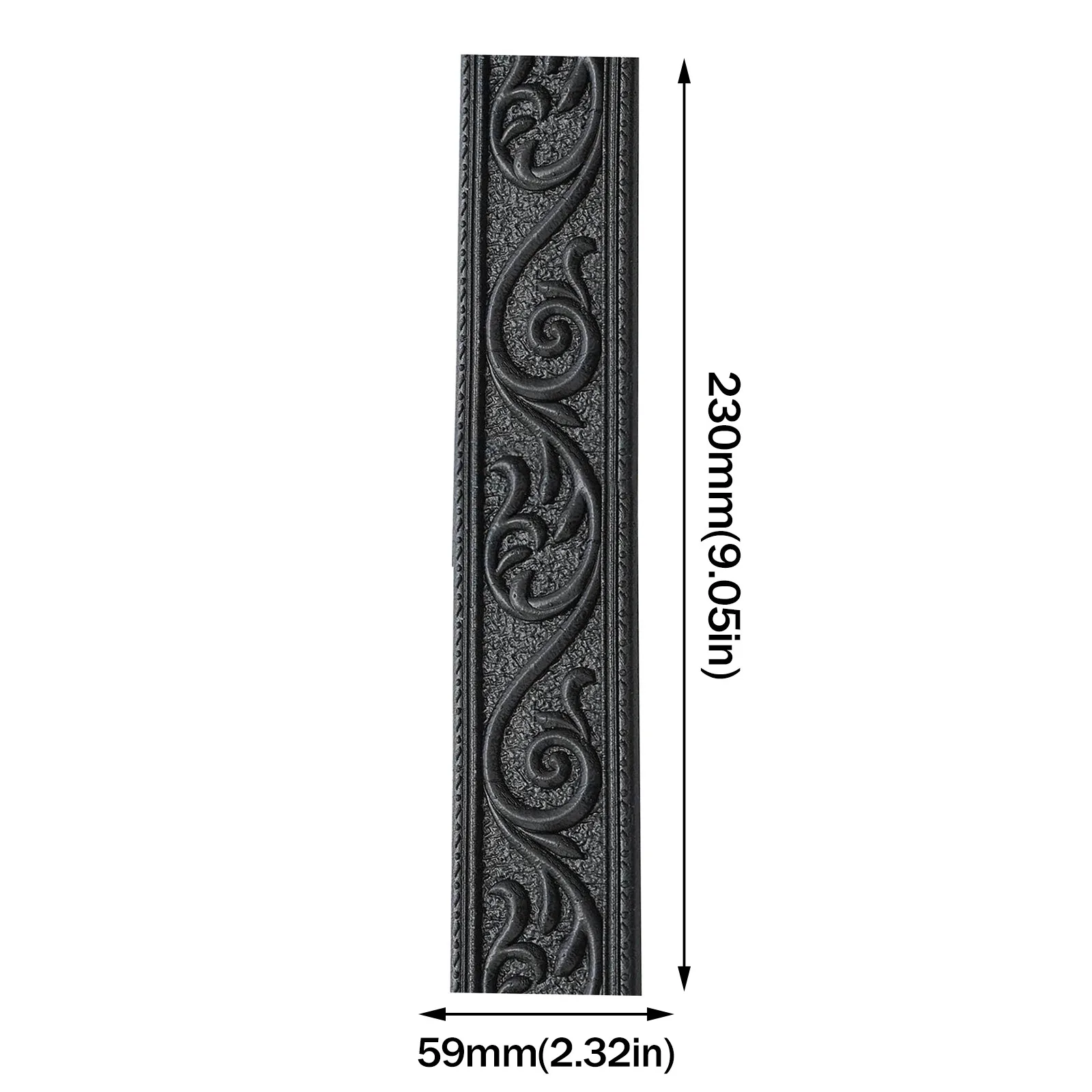 

@ Door Stickers 3d Foam Embossed Corner Line Self-adhesive Wall Waist Line Waterproof Wall Sticker Border Wall Edge Strip 230cm