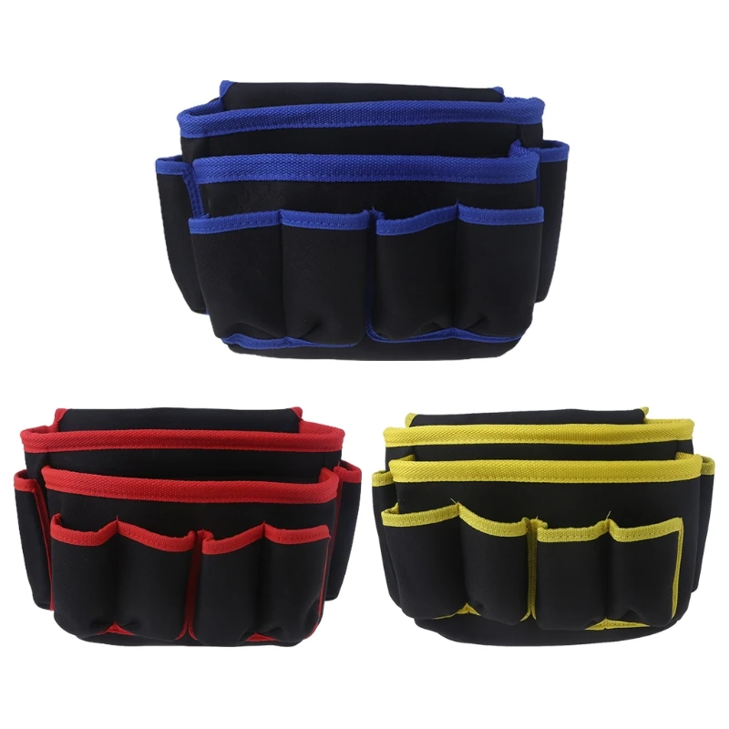 

Durable Canvas Tool Pouch Wear-resistant Maintenance and Electrician's Pouch with Pockets High Capacity Tool Bag
