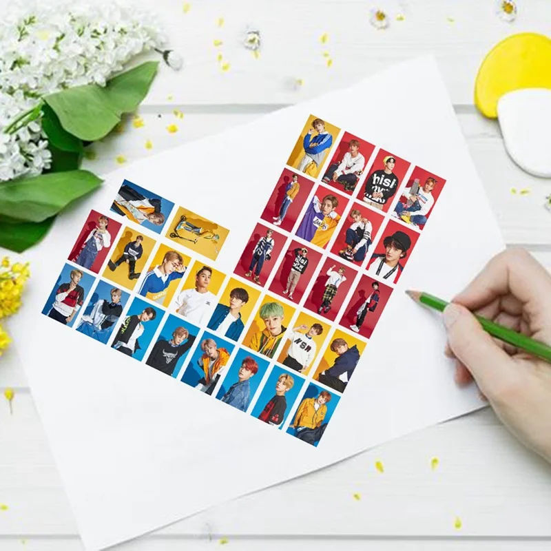 

30Pcs/Set NCT Photo Card Poster Lomo Cards Self Made Paper Photocard Fans Gift Collection