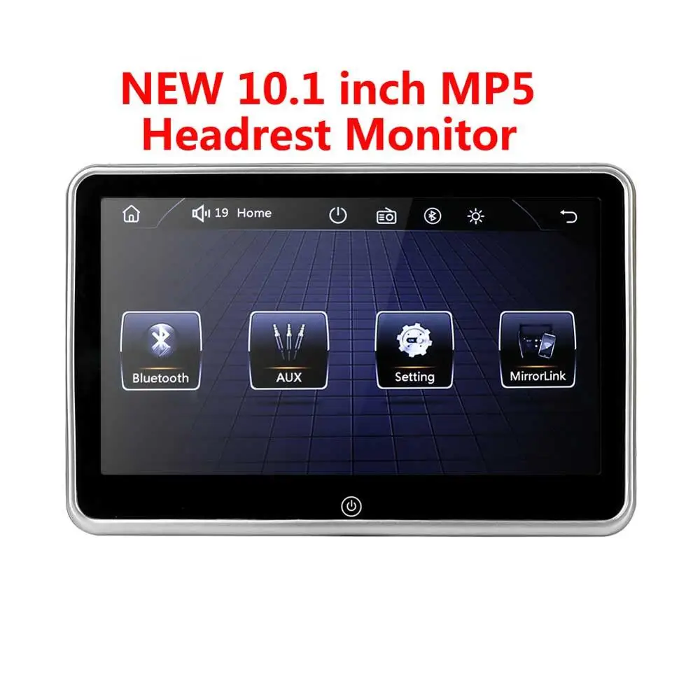9 дюймов TFT цветной lcd подголовник DVD мониторы 1024x600 HD вход радио AV монитор для камеры заднего вида автомобиля аудио DVD плеер - Цвет: 10 inch MP5 monitor