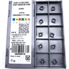 Набор токарных втулок, твердосплавные втулки, 10 шт, CCMT06020408 SM IC907908