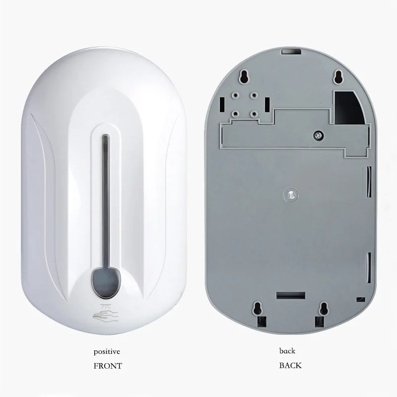 

1200ML High Capacity Simple Design White Auto Touchless Sensor Automatic Gel/Spray Soap Dispenser For Hotel/School