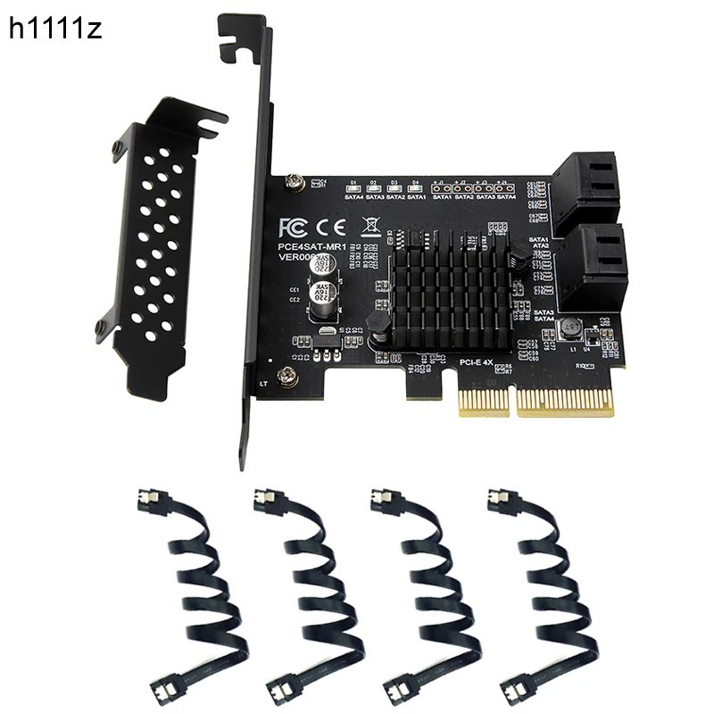 Raid-карта PCI Express с 4 портами SATA 3 0 добавьте на карту Marvel 88SE9230 чип PCIE Raid-контроллер PCI-E