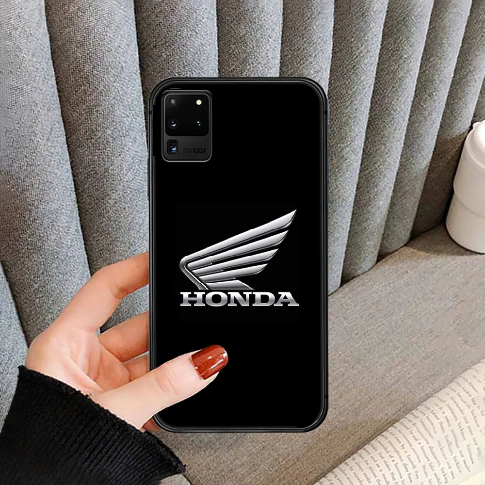 

Luxury Car Logo HONDA Phone case cover for For SamSung Galaxy S Note 7 8 9 10 20 Uitra Plus E Lite black black bumper trend