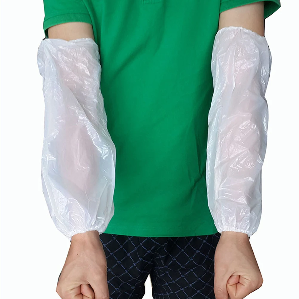 100 шт. одноразовые чехлы рукав пыленепроницаемый Водонепроницаемый защитный