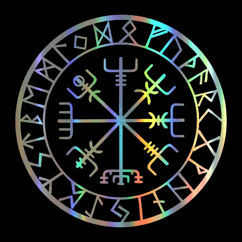 

15cm*15cm Car Sticker 3D Originality Compass Rune Decoration Stickers Funny Vinyl Car Styling Decal Motorcycle Sticker On Car