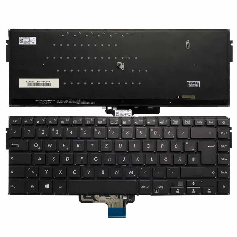 Новые немецкие подсветкой клавиатуры ноутбука для ASUS VivoBook X510 X510UA X510UQ F510UA K510 X510UN