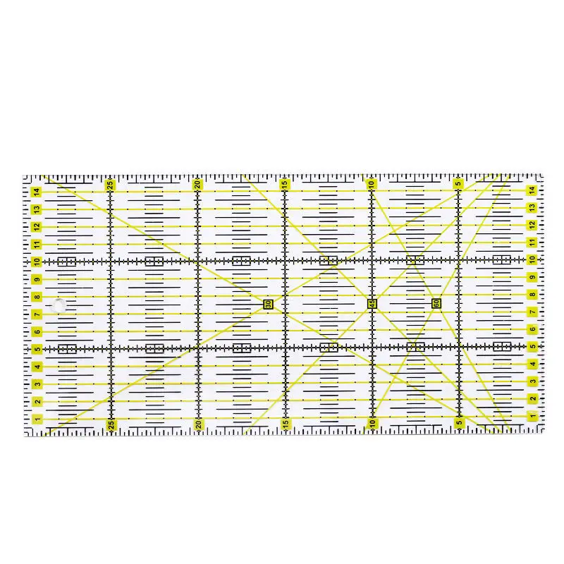 Многоцелевая линейка для лоскутного шитья квилтинга одежды 30 х15 см акриловые