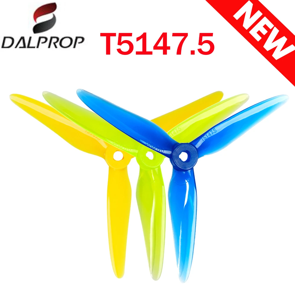 6 пар/12 пар DALPROP SpitFire T5147.5 5147 No Pop Wash POPO FPV Пропеллер CW CCW для радиоуправляемого дрона