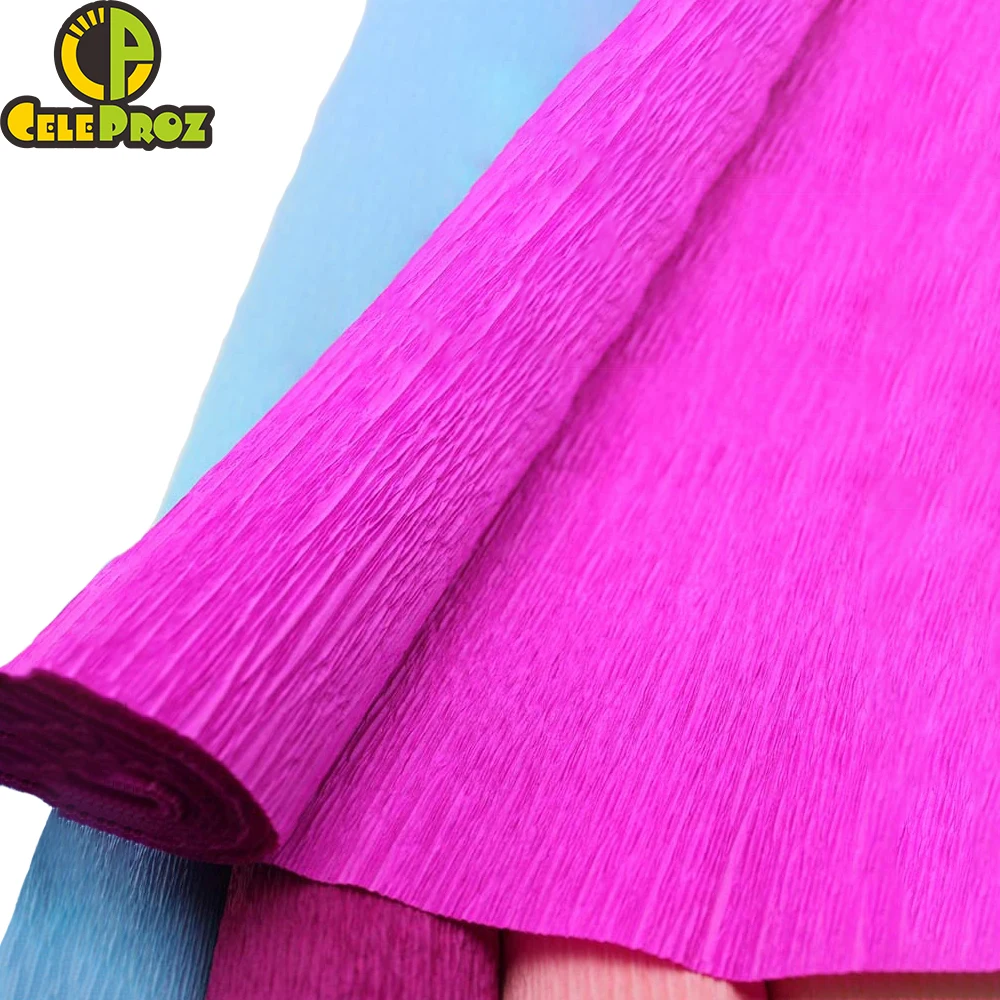 50*250 см Креп бумага Crinkled оригами флорист креп Роза Свадебная вечеринка фон
