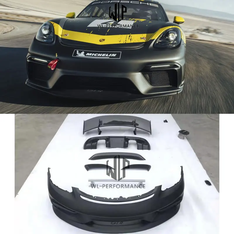 Высококачественный комплект кузова автомобиля GT4 стильный передний бампер