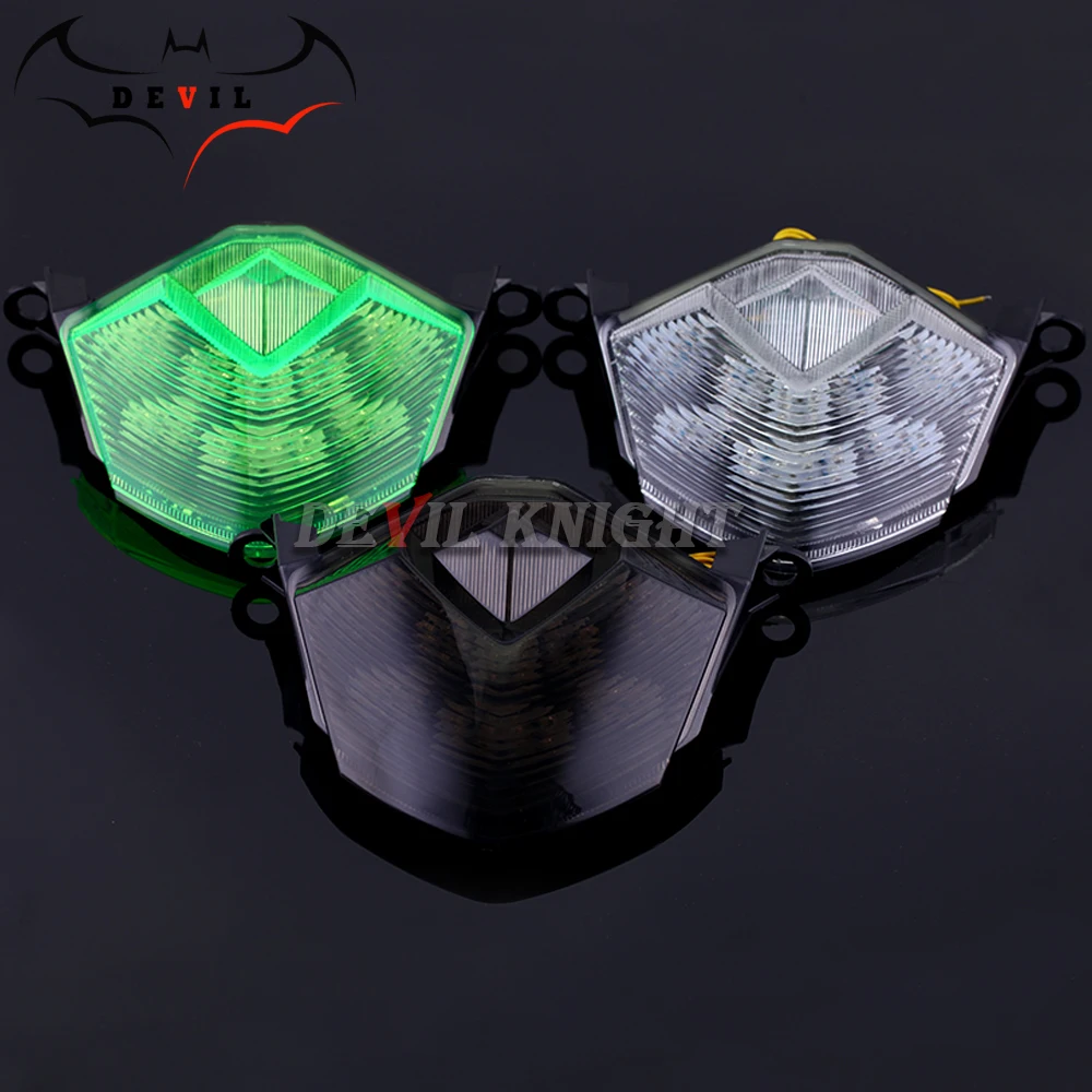 

For Kawasaki Ninja ZX-10R ZX-10R 6R 2008 2009 2010 08 Rear Tail Light Brake Turn Signals Integrated LED Light Motorcycle light
