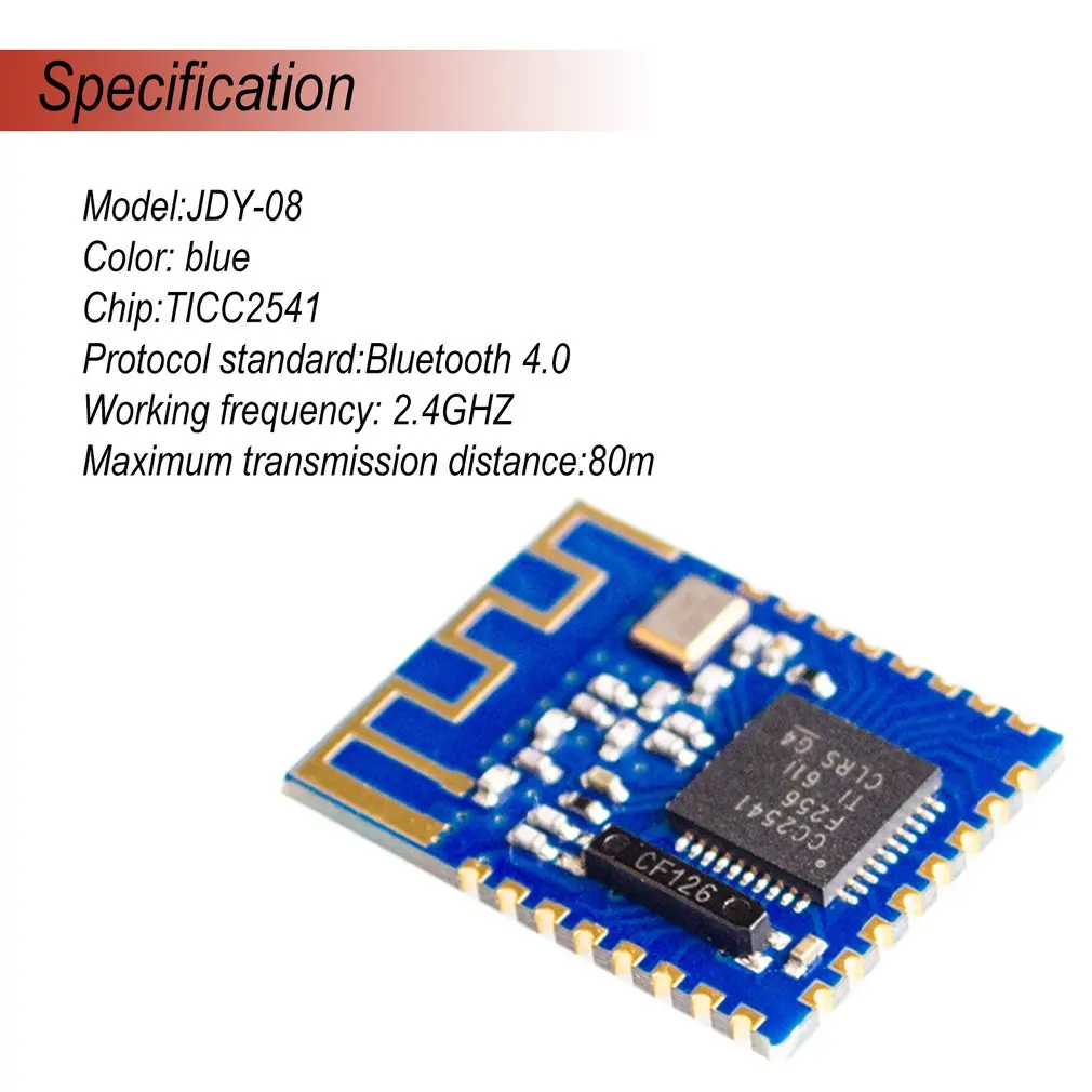 JDY 08 Bluetooth 4 0 CC2541 модуль главный Slave центральный переключатель беспроводной для