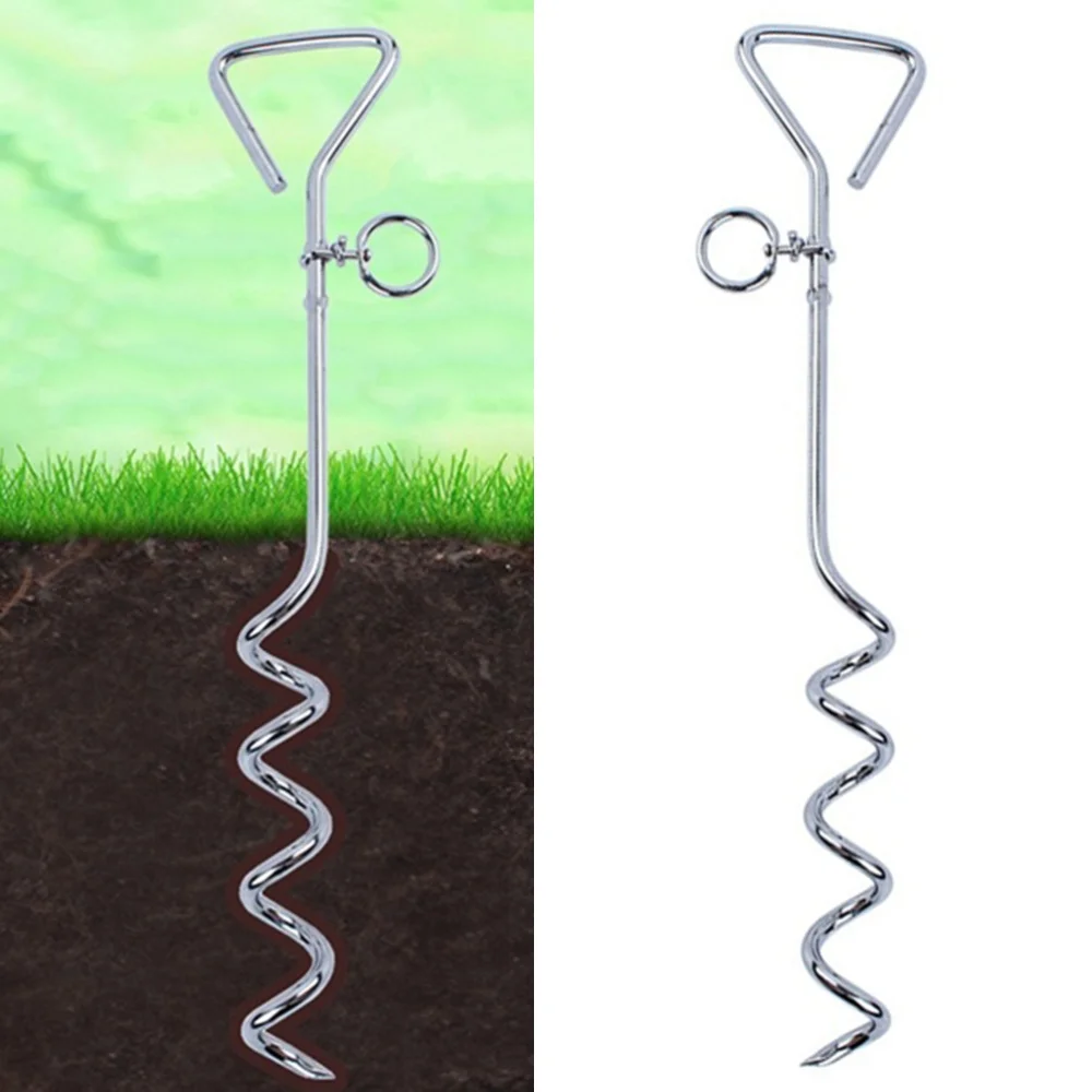 

Heavy Duty Dog Tie Out Stake Pet Leash Anchor Stake for Outdoor Camping