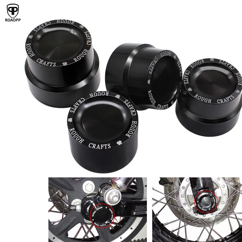 ROAOPP крест грубые ремесло Резьба Передняя гайка задней оси крышки подходят для