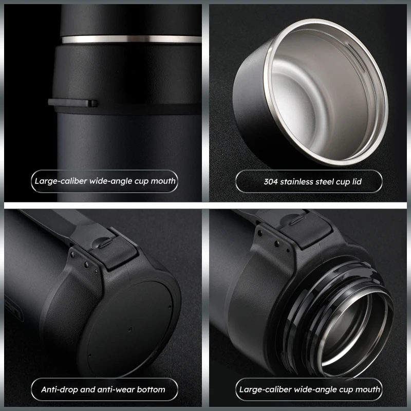 Термос FEIJIAN вакуумная фляга большой емкости бутылка для воды подходит кемпинга