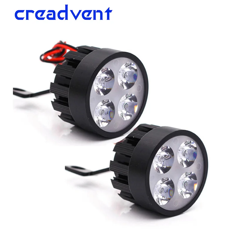 2 шт. универсальные светодиодные фары для мотоцикла 8 Вт 12 В 24 |