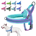 Зимняя мягкая яркая жилетка без натяжения, светоотражающая шлейка для собак маленького, среднего и крупного размера, для французского бульдога, для прогулок на открытом воздухе