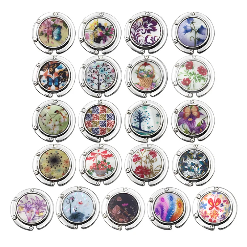 Складной Крючок Круглый креативный металлический планшетофон пряжка для сумки