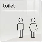 Индивидуальный высококачественный Матовый акриловый туалетный детский меняющийся мужской женский знак