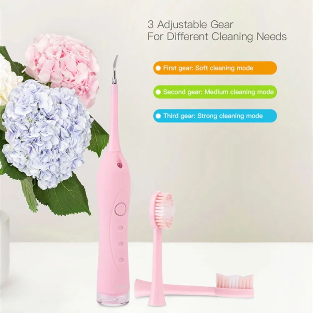 Электрическая ультразвуковая зубная щетка с зубной щеткой | Красота и здоровье