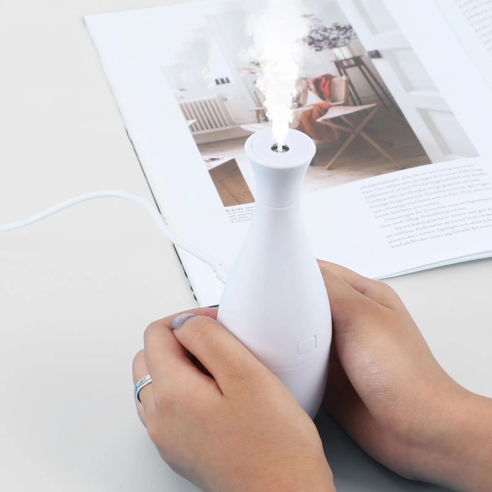 Портативный Электрический увлажнитель воздуха 220 мл аромадиффузор для масла в