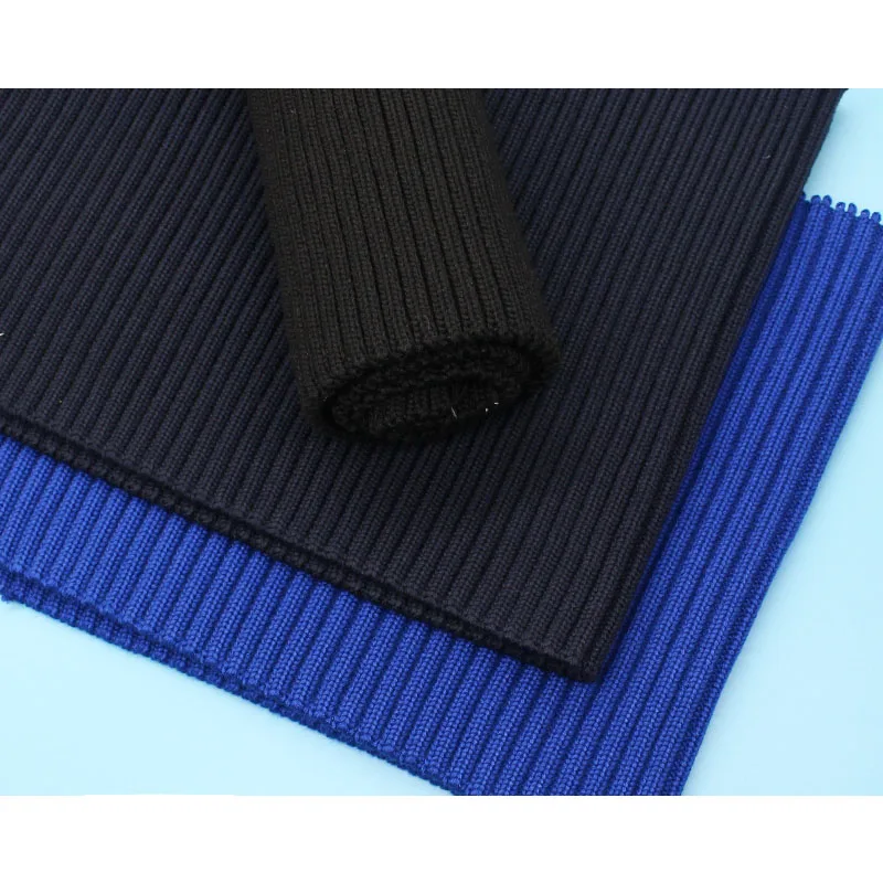 Ребристые аксессуары манжеты ребристая ткань воротник подол трикотажная | Дом и