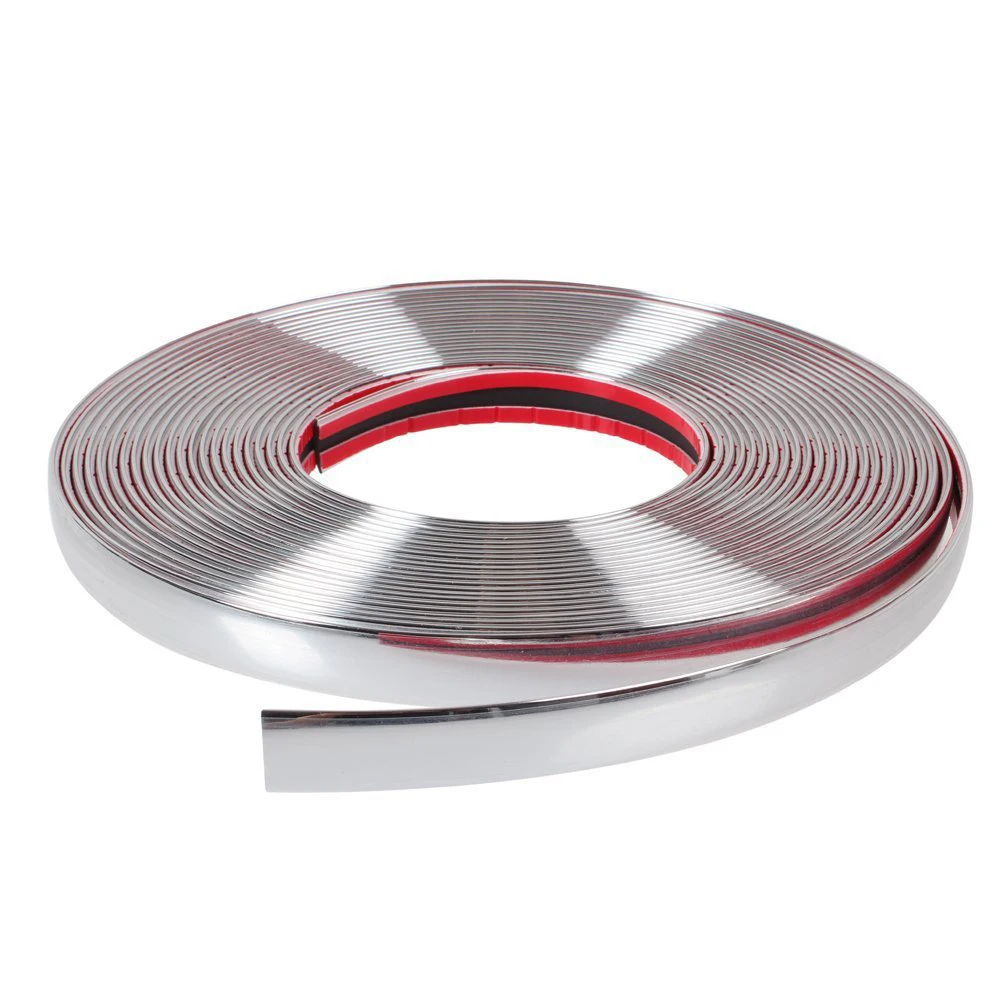 Универсальные хромированные самоклеящиеся полосы для отделки автомобиля 3