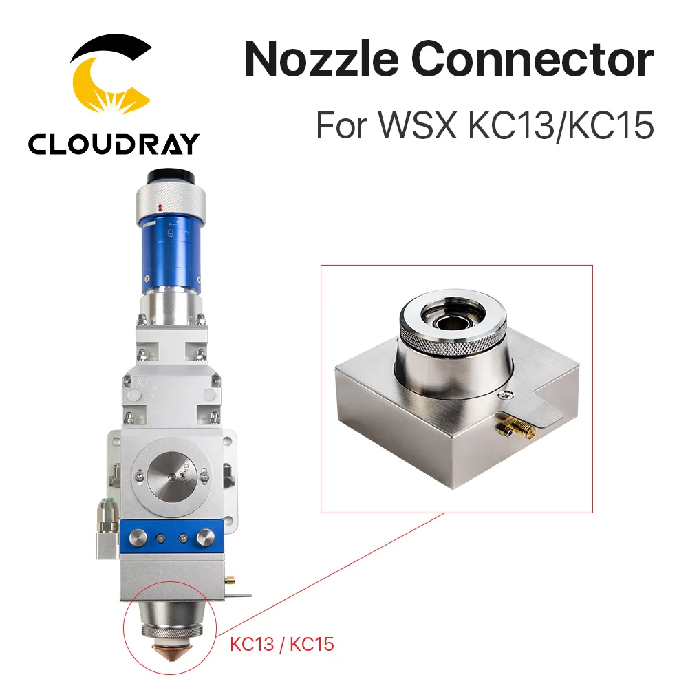 Коннектор для сопла Cloudray волоконно-лазерной головки WSX KC13 KC15 1064nm | Инструменты
