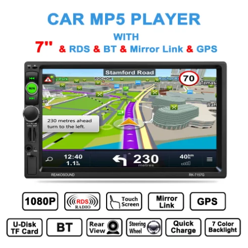 20 штук 7 дюймовый автомобильный gps навигации FM Bluetooth навигационная карта Navitel