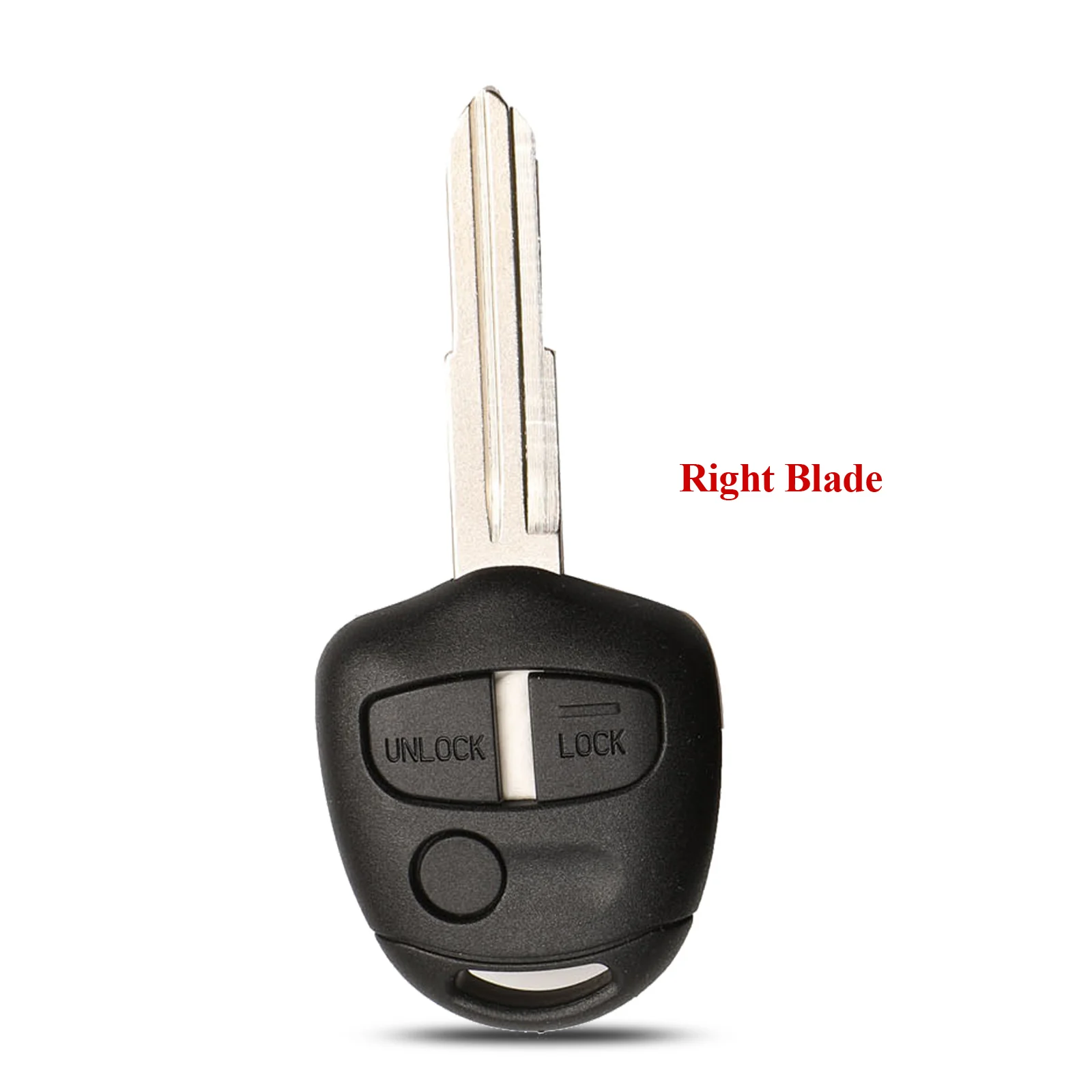 Right Blade Jingyuqin 3 кнопки дистанционного ключа автомобиля оболочки чехол для Mitsubishi Outlander Lancer EX Автозапуск Fob Uncut влево/вправо лезвие - Количество кнопок: Right Blade