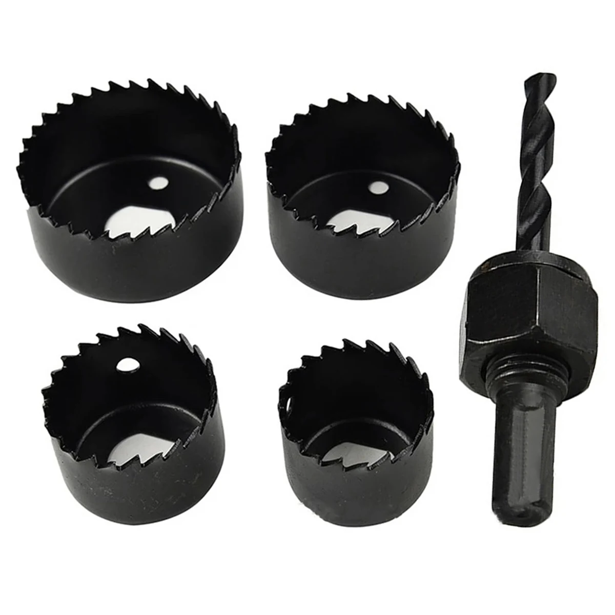 

32/38/44/54mm Bi-Metal Wood Hole Saws Bit For Woodworking DIY Woodworking Cutter Drill Bit 5pcs DIY Power Tool Accessories Set