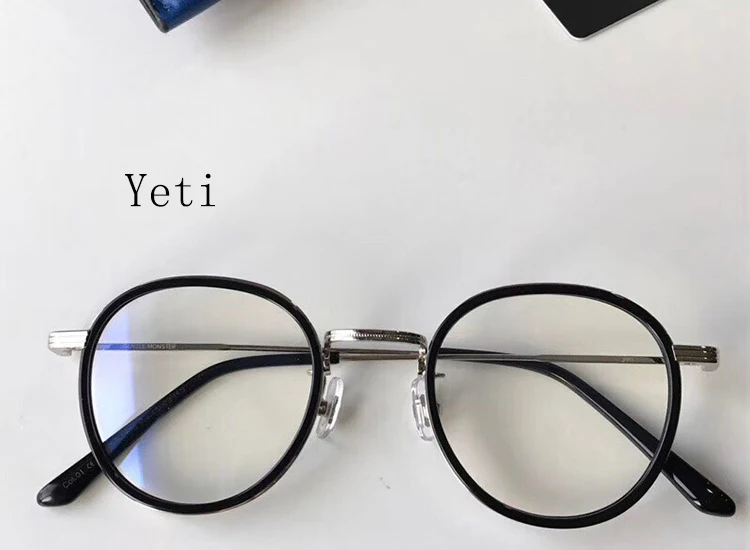 YETI Корейская круглая оправа для очков унисекс ретро очки по рецепту мужчин и