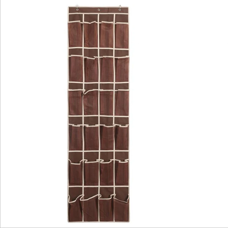 Хозяйственная висячая сумка 24 Сетки Нетканая ткань многослойная для хранения