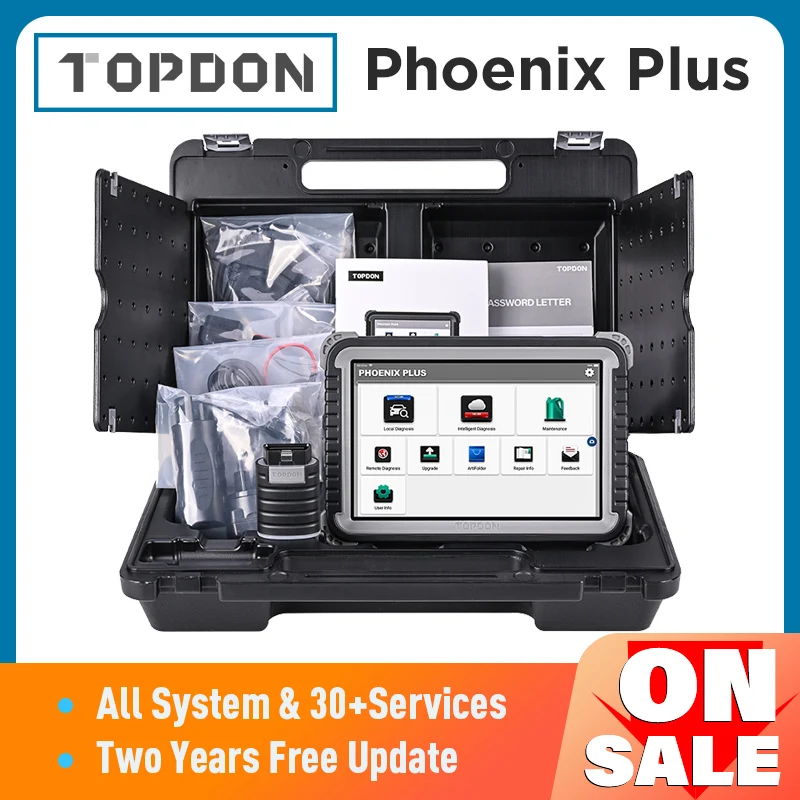 Автомобильный диагностический сканер TOPDON Phoenix Plus профессиональная диагностика