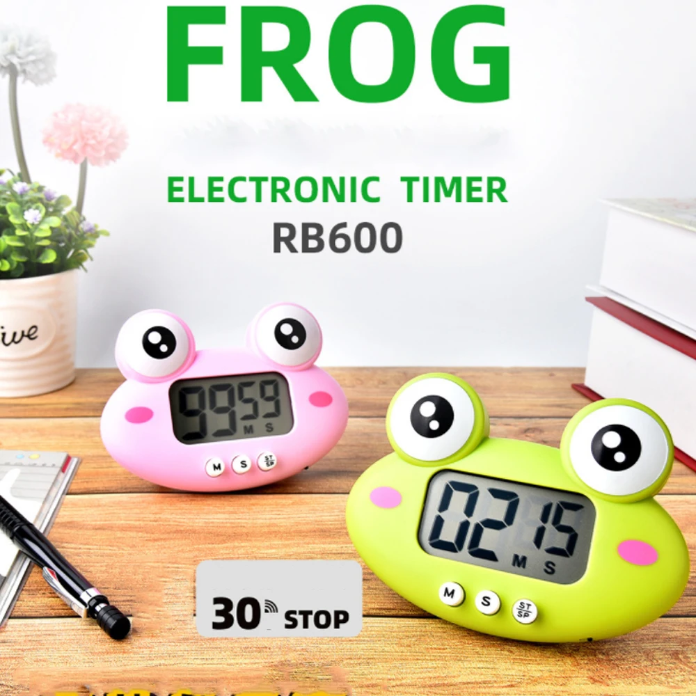 Цифровой кухонный таймер с большими цифрами Магнитная подставка большим