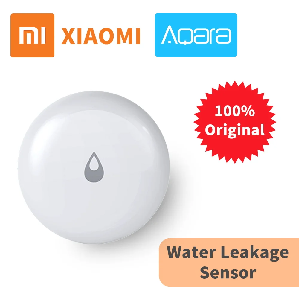 Aqara Xiaomi датчик утечки воды Аварийная сигнализация потопа детектор Zigbee Беспроводной детектор утечки воды Xaomi контроль безопасности