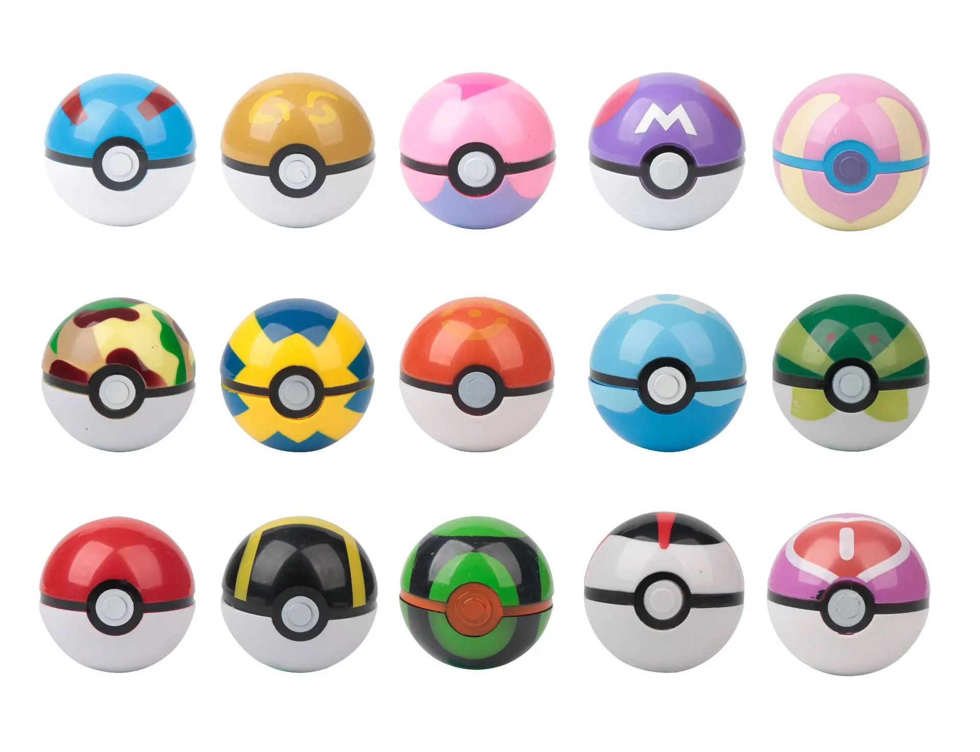 7 см 1 шт Pokeball + случайная фигура внутри эльфа мяч игрушка мастер Pet кукла Карманный