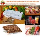 SINBO DZ-280 бытовой вакуумный упаковщик пластиковых пакетов, вакуумный упаковщик для продуктов питания + 10 пластиковых пакетов