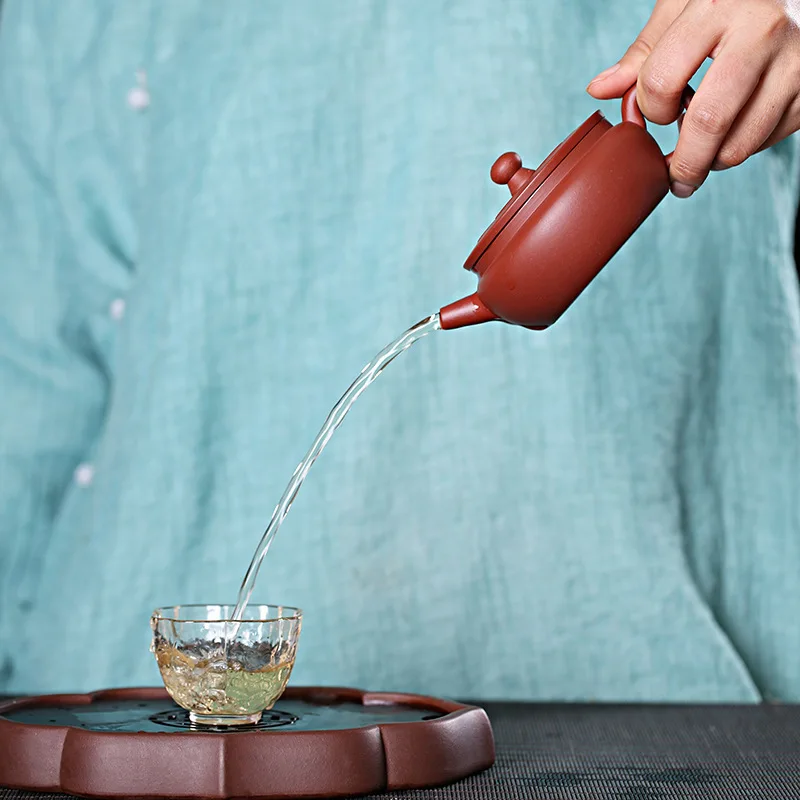 Пурпурная глина Yixing чайник мастер ручной работы кунг фу креативная Чайка