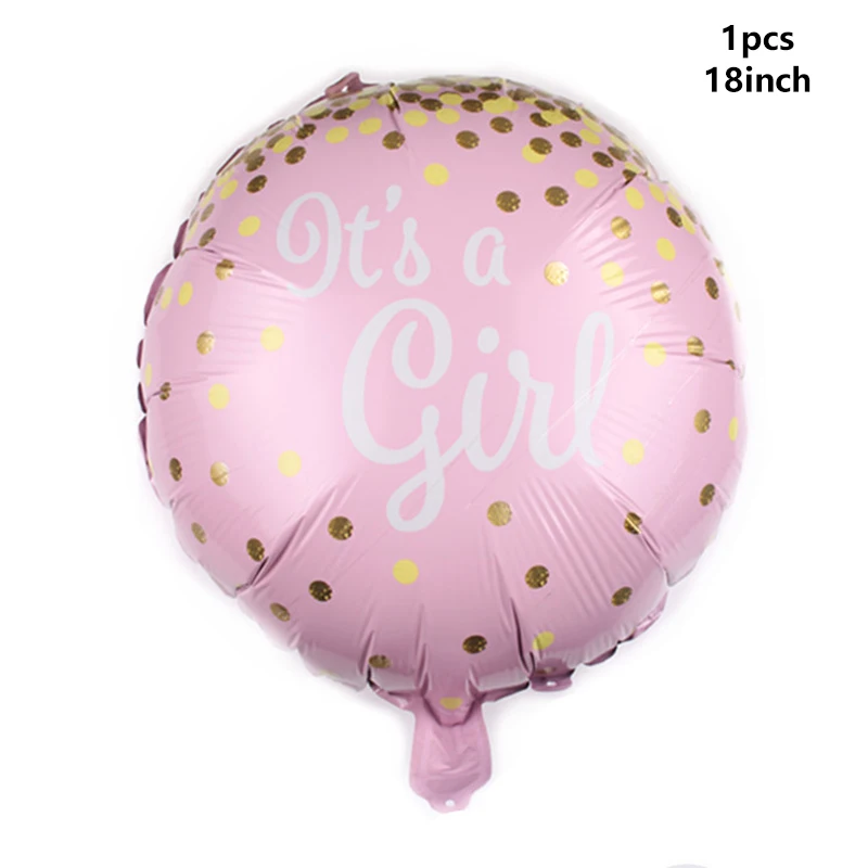 1 шт. фольгированные воздушные шары для маленьких девочек или мальчиков надувные