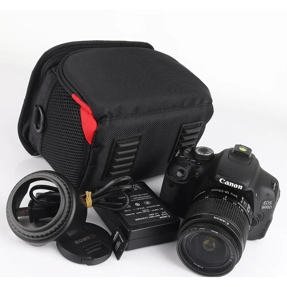 waterproof camera bag photo shoulder case for sony bag canon camera nikon panasonic fujifilm instax olympus foto bag backpack free global shipping