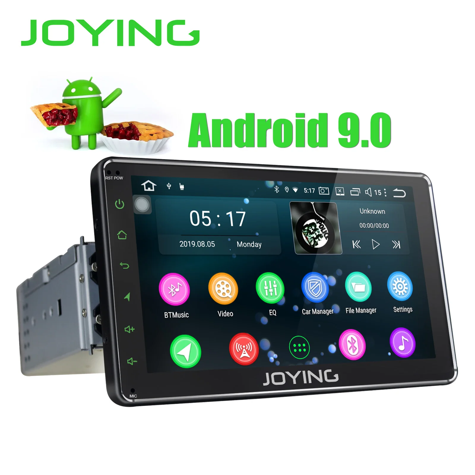JOYING one din " Универсальный 2 Гб автомобильный радиоприемник playe Android 9,1 DSP gps Поддержка видеовыхода/Зеркальное соединение/сплит-экран головное устройство