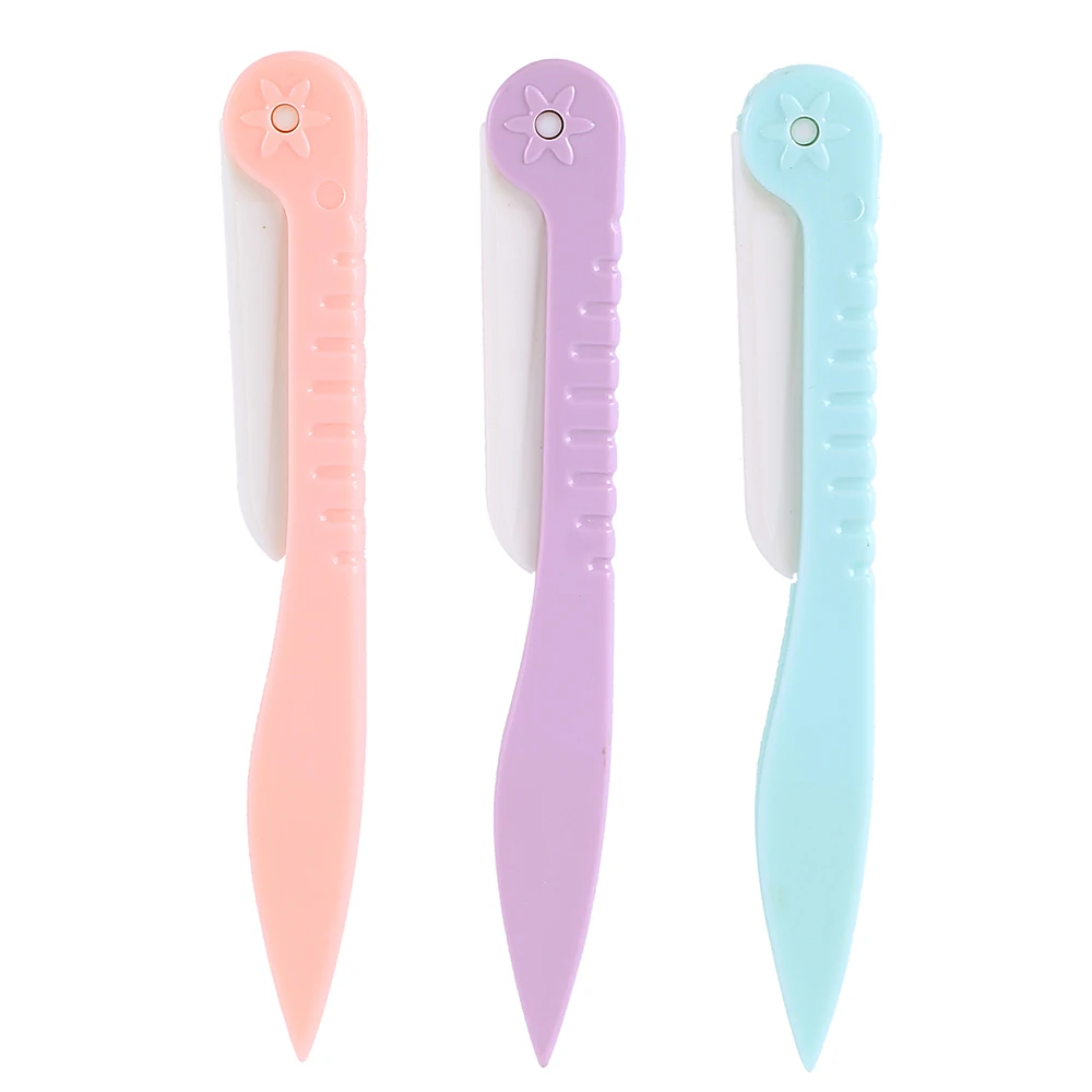 Hot 36pcs Brow Trimmer Eyebrow Razor Facial Remover Trimmer Shaver Blade Eye Brow Epilator Shaper Eyebrow Scissors Brow Knife