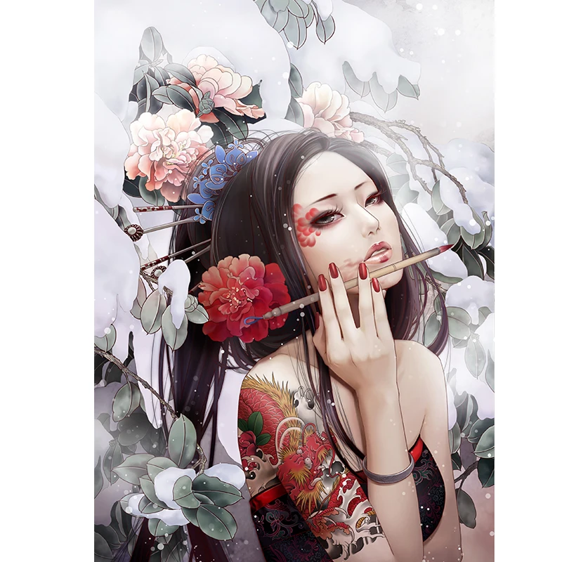 Пользовательские японский стиль настенная бумага 3D росписи большой салон