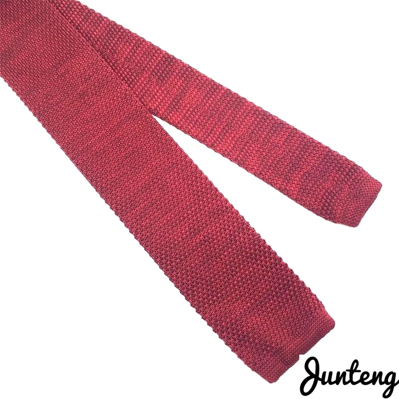 Модный мужской вязаный галстук разноцветные узкие тонкие тканые простые