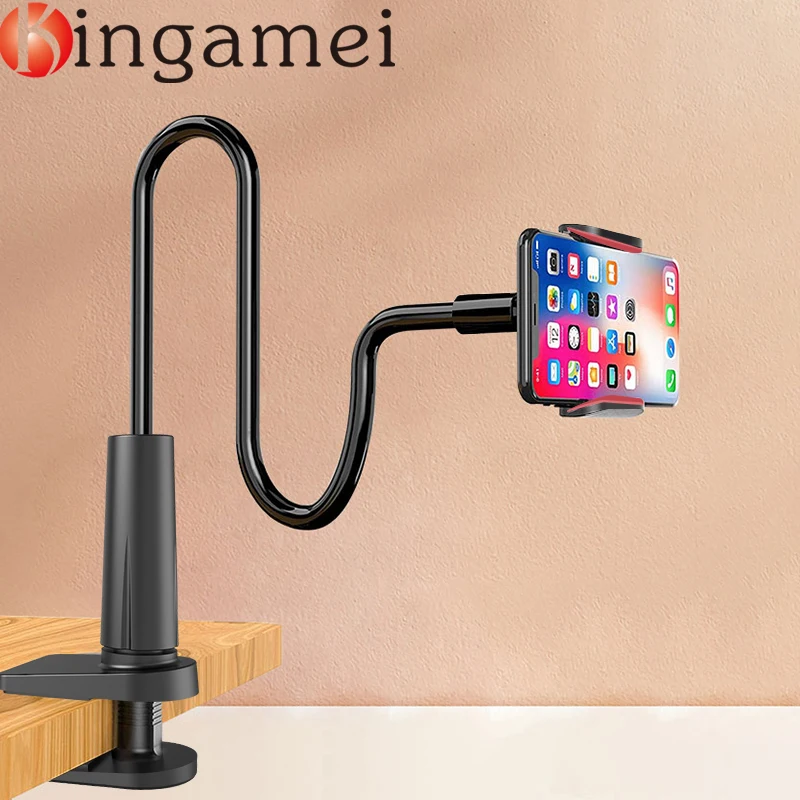 

Mobile Phone Holder Stand Portable Flexible 360° Clip Lazy Home Bed Desk Base Bracket Mount Cellphone Stand Support 3.5-6.5 Inch