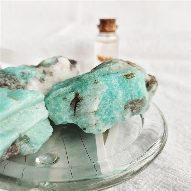 

Natural Crystal Quartz Raw Reiki Healing Stone Mica Smoky Stone With Amazonite Mineral Mineral Association Rough